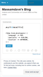 Mobile Screenshot of massamdave.wordpress.com