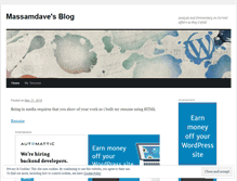 Tablet Screenshot of massamdave.wordpress.com