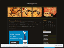 Tablet Screenshot of luckymaggie.wordpress.com