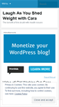 Mobile Screenshot of howtoloseweightcara.wordpress.com