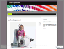 Tablet Screenshot of ochentagramos.wordpress.com