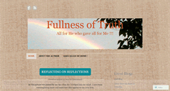 Desktop Screenshot of fullnessoftruth.wordpress.com