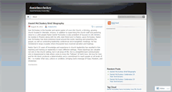 Desktop Screenshot of danielmccluskey.wordpress.com