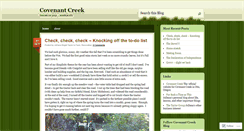 Desktop Screenshot of covenantcreek.wordpress.com