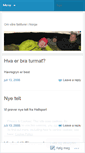 Mobile Screenshot of fjelltur.wordpress.com