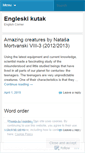 Mobile Screenshot of engleskikutak.wordpress.com