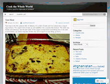 Tablet Screenshot of cookthewholeworld.wordpress.com