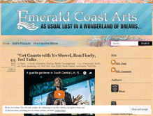 Tablet Screenshot of emeraldcoastarts.wordpress.com