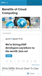 Mobile Screenshot of benefitsofcloudcomputing.wordpress.com
