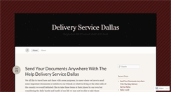 Desktop Screenshot of deliveryservice1.wordpress.com