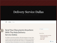 Tablet Screenshot of deliveryservice1.wordpress.com
