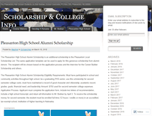 Tablet Screenshot of collegedollars.wordpress.com