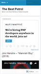 Mobile Screenshot of beatpatrol.wordpress.com