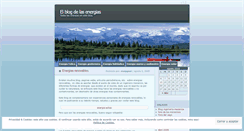 Desktop Screenshot of nuevasenergias.wordpress.com