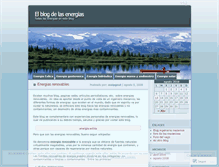 Tablet Screenshot of nuevasenergias.wordpress.com
