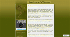 Desktop Screenshot of aim2inspire.wordpress.com