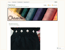 Tablet Screenshot of cheville.wordpress.com