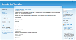 Desktop Screenshot of codetiger.wordpress.com