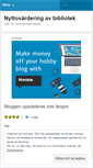 Mobile Screenshot of biblioteksnytta.wordpress.com