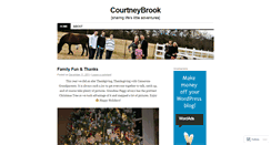 Desktop Screenshot of courtneybrook.wordpress.com