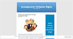 Desktop Screenshot of grandparentsvisitationrights.wordpress.com