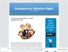 Tablet Screenshot of grandparentsvisitationrights.wordpress.com