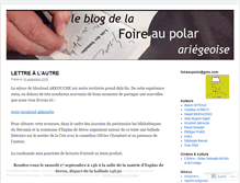 Tablet Screenshot of foireaupolar.wordpress.com