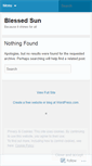 Mobile Screenshot of blessedsun.wordpress.com