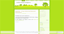 Desktop Screenshot of healthyparadise.wordpress.com