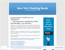 Tablet Screenshot of newyorkweddingbands.wordpress.com