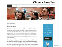 Tablet Screenshot of cinemaparadiso8.wordpress.com