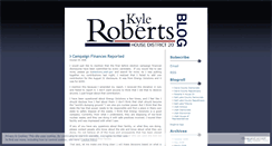 Desktop Screenshot of kyleroberts4house20.wordpress.com