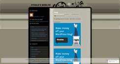 Desktop Screenshot of ethald.wordpress.com