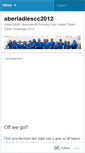Mobile Screenshot of aberladiescc2012.wordpress.com