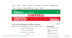 Desktop Screenshot of lostatodellartecampania.wordpress.com