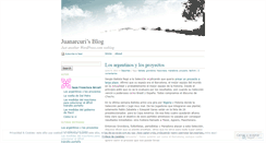 Desktop Screenshot of juanarcuri.wordpress.com