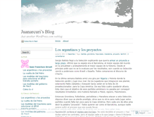 Tablet Screenshot of juanarcuri.wordpress.com