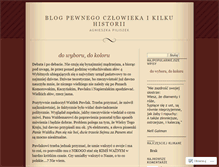 Tablet Screenshot of apiliszek.wordpress.com