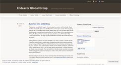 Desktop Screenshot of endeavorglobalgroup.wordpress.com
