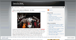 Desktop Screenshot of newerametal.wordpress.com