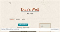 Desktop Screenshot of divaswelt.wordpress.com