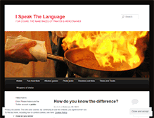 Tablet Screenshot of ispeakthelanguage.wordpress.com