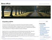 Tablet Screenshot of bonaofficia.wordpress.com