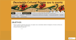 Desktop Screenshot of dejamequetecuentefestivalperu.wordpress.com