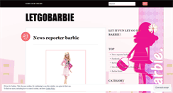 Desktop Screenshot of letgobarbie.wordpress.com