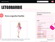 Tablet Screenshot of letgobarbie.wordpress.com