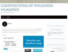 Tablet Screenshot of pmukarno.wordpress.com