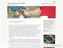 Tablet Screenshot of middleageddm.wordpress.com