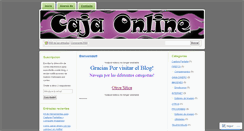 Desktop Screenshot of cajaonline.wordpress.com