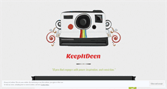 Desktop Screenshot of keepitdeen.wordpress.com